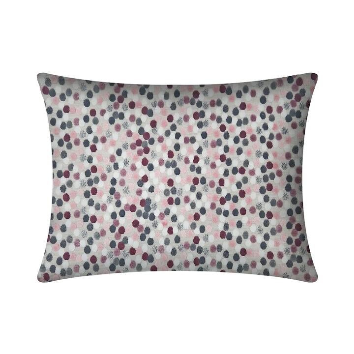 Rapee Cosmic Oblong Cover | Polka-dot Velvet - 33 x 45 Cm, Blue