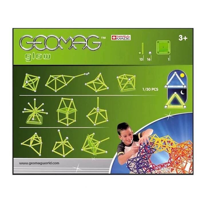 Geomag Glow Magnetic Construction Toy Set (30pcs)