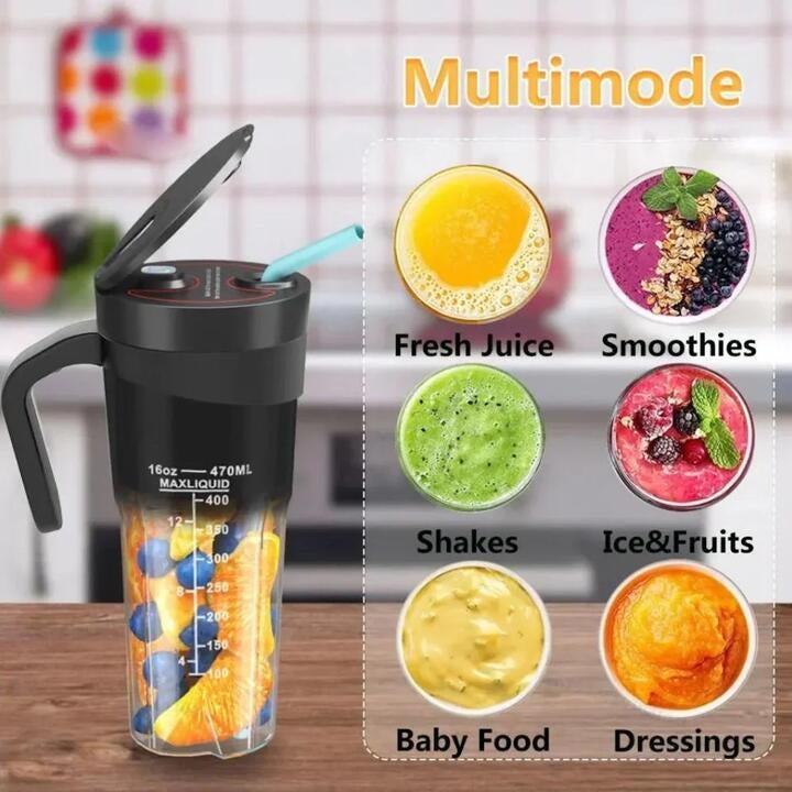 Stitches And Tweed Stitchesandtweed Portable Fruit Juicer, Blender Cup All In One
