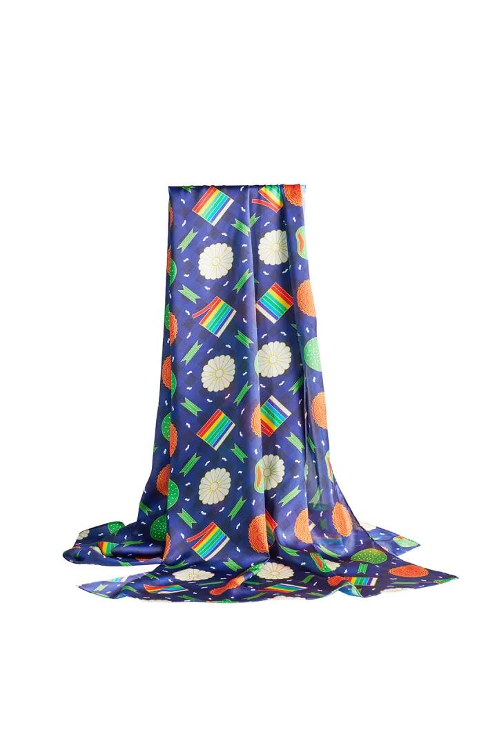 Rare Bird Collection [] Kueh Kueh Scarf-navy