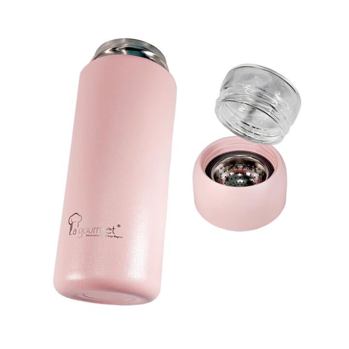 La Gourmet Spring 450ml Tumbler With Infuser (Pink) - New