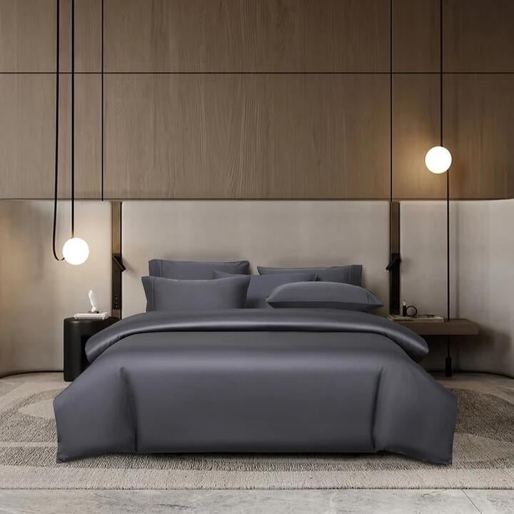 Canopy Creek Grey Fitted Sheet Set 100% Lyocell, King