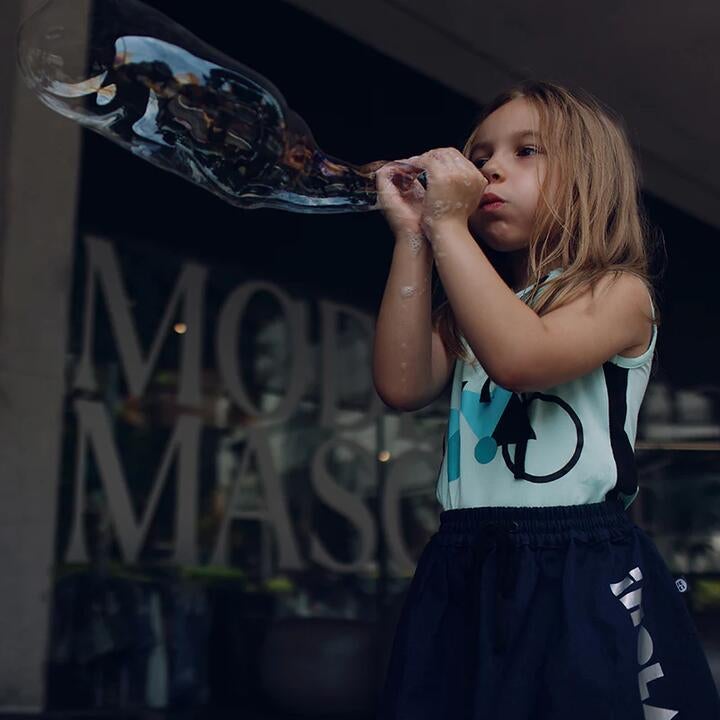 Ikkikidz Bike Hoodie Kids Sleeveless Top, Mint, 2-3y