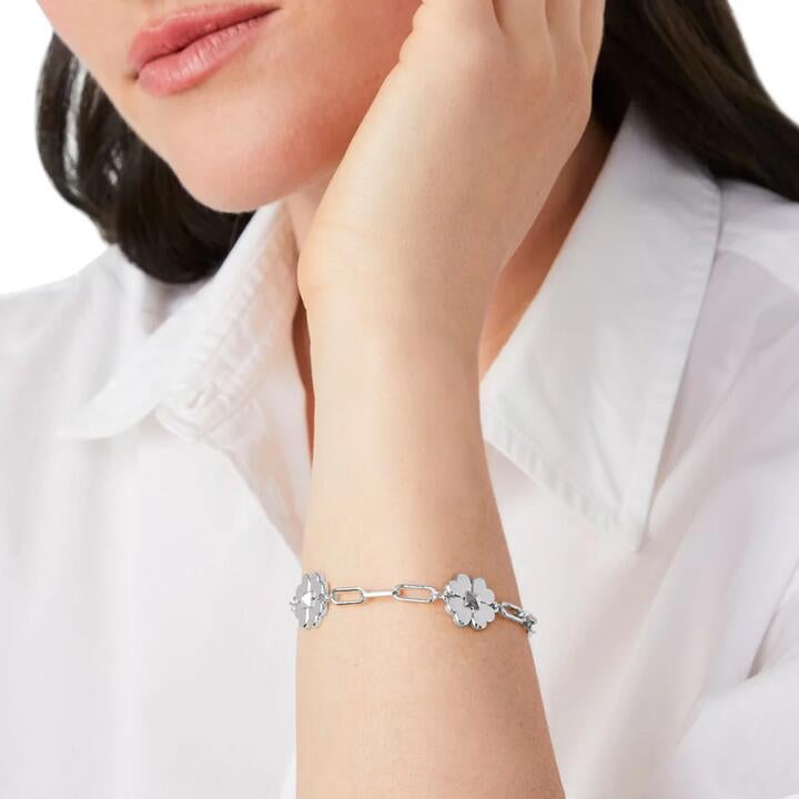 Kate Spade Spades & Studs Bracelet In Silver Kd773