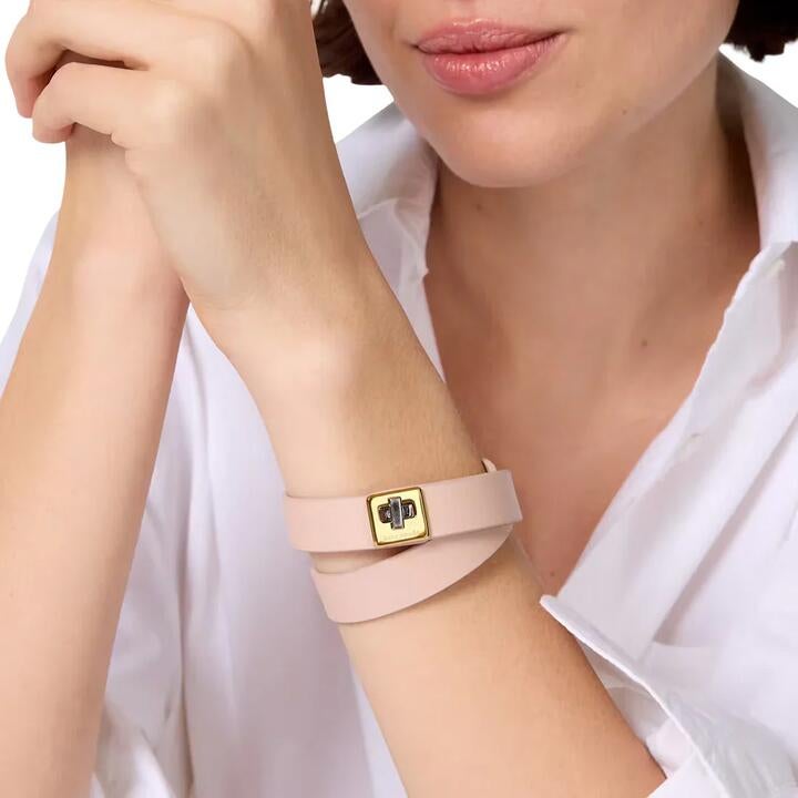 Kate Spade Phoebe Leather Double Wrap Bracelet - Tan Kl499
