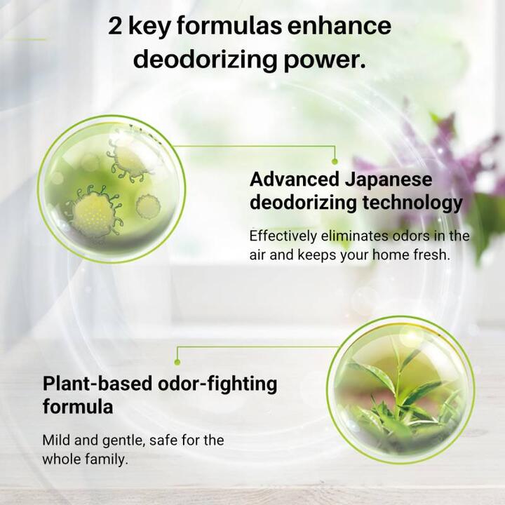 Magic Amah [2pcs/set] - Liquid Deodorant - Odors Eliminator Deodorizer Air Freshener 400ml