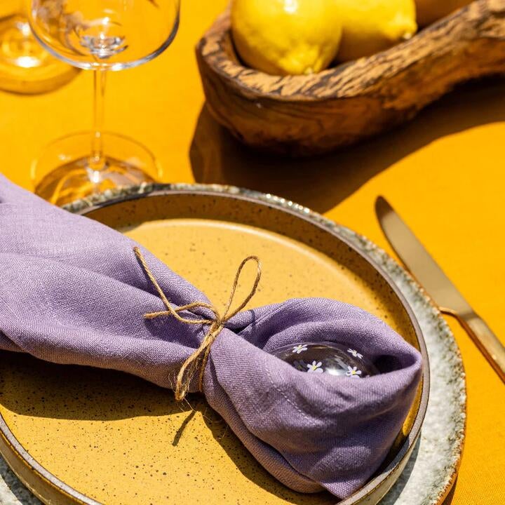 Covered Napkins Lavender
