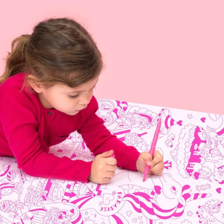Omy Giant Coloring Poster - Lily (100 x 70cm)