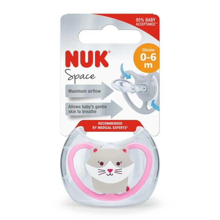 Nuk Space Silicone Soother Pacifier 1pc/box | 6-18 Months
