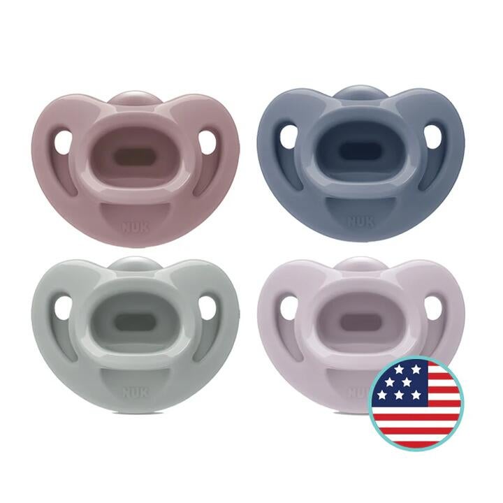 Nuk Premium Choice Soft Soother | Pacifier | 100% Soft Silicone | Comfy Orthodontic Pacifier | Recommended By Pediatricians | 1pcs/ Box | Made In Usa - 0-6 Months, Opaque Green