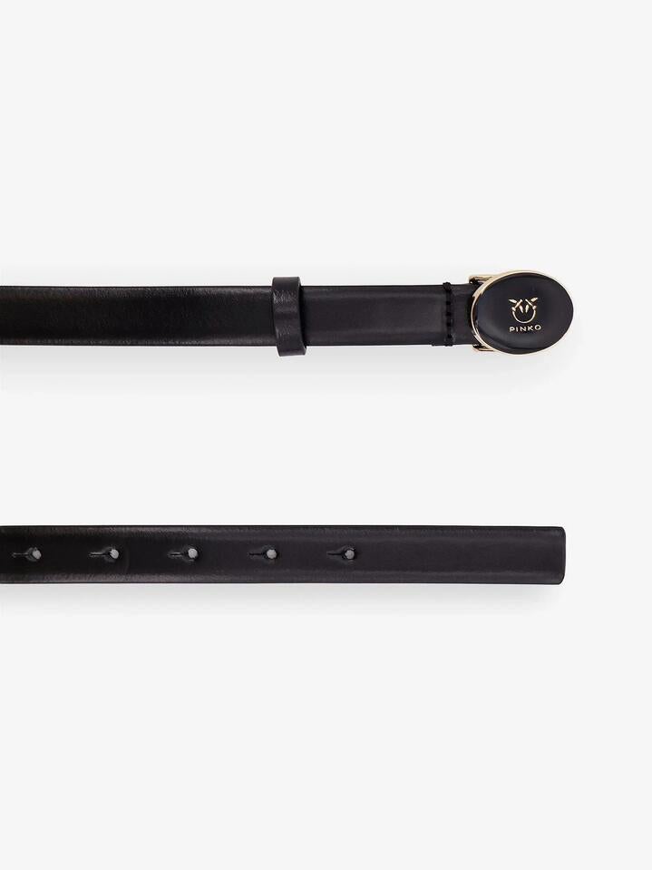 Pinko Leather Belt - Nero, M