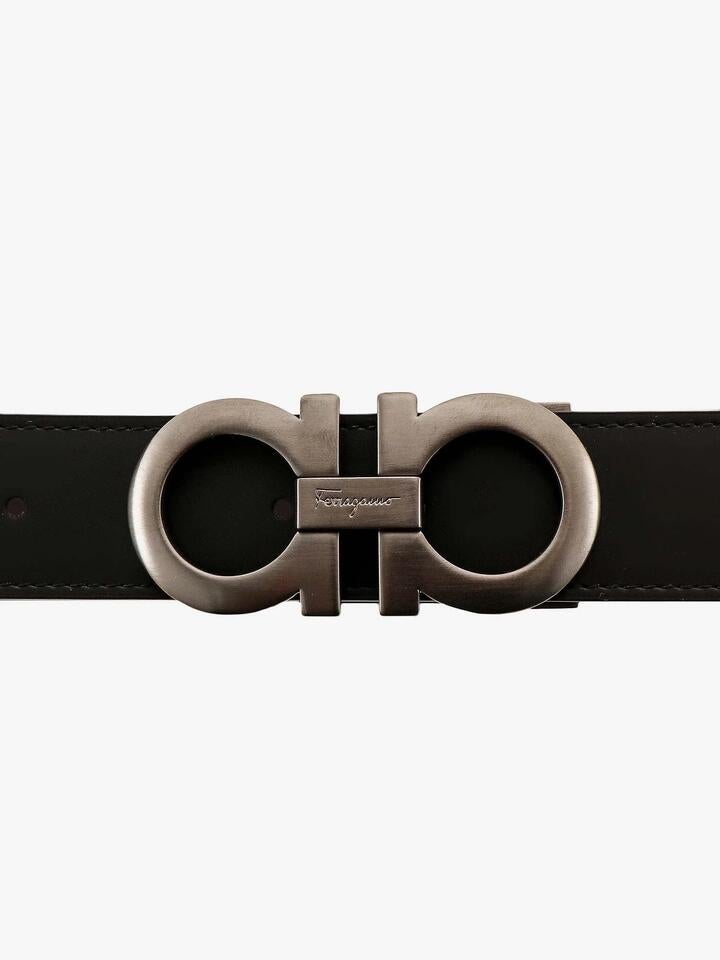 Ferragamo Reversible Leather Belt - Nero, 110