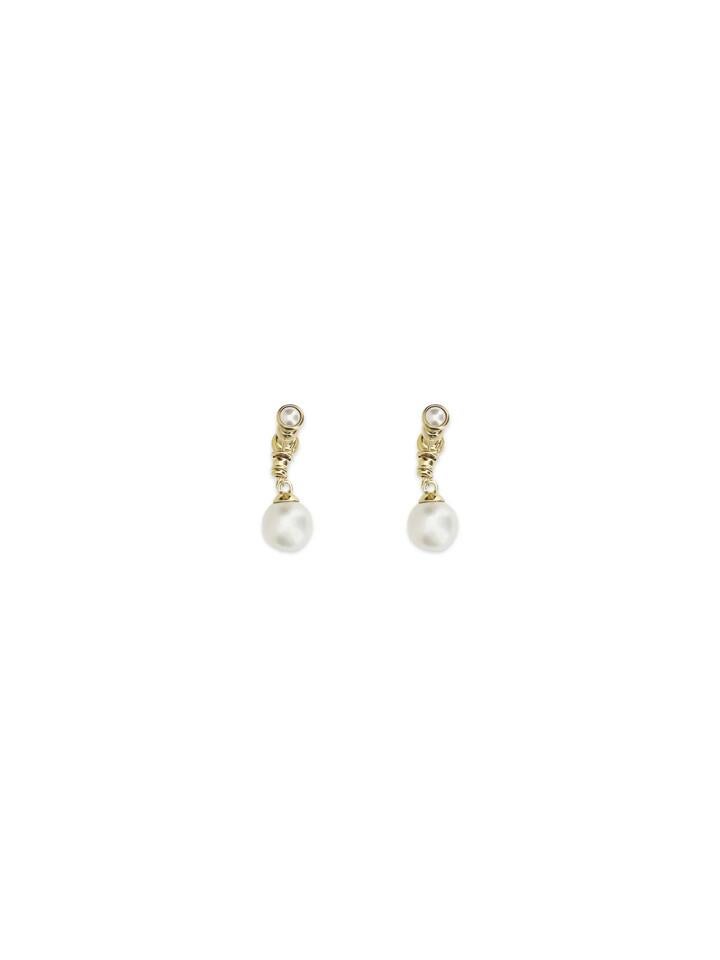 Chloé Heirloom Drop Earrings - Gold And Pearly, UNI