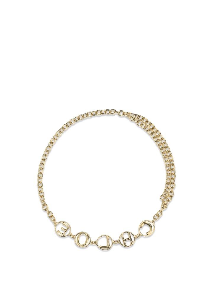 Chloé Script Jewel Belt - Vintage Gold, UNI