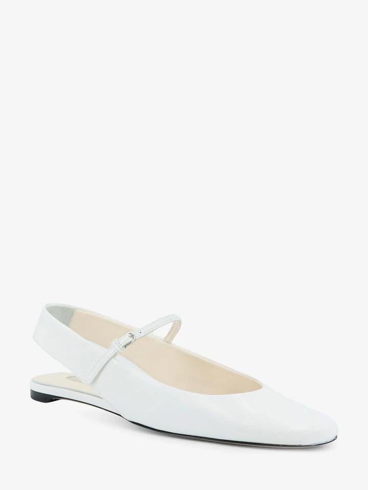 Toteme Leather Ballet Flats - Off-white, 36