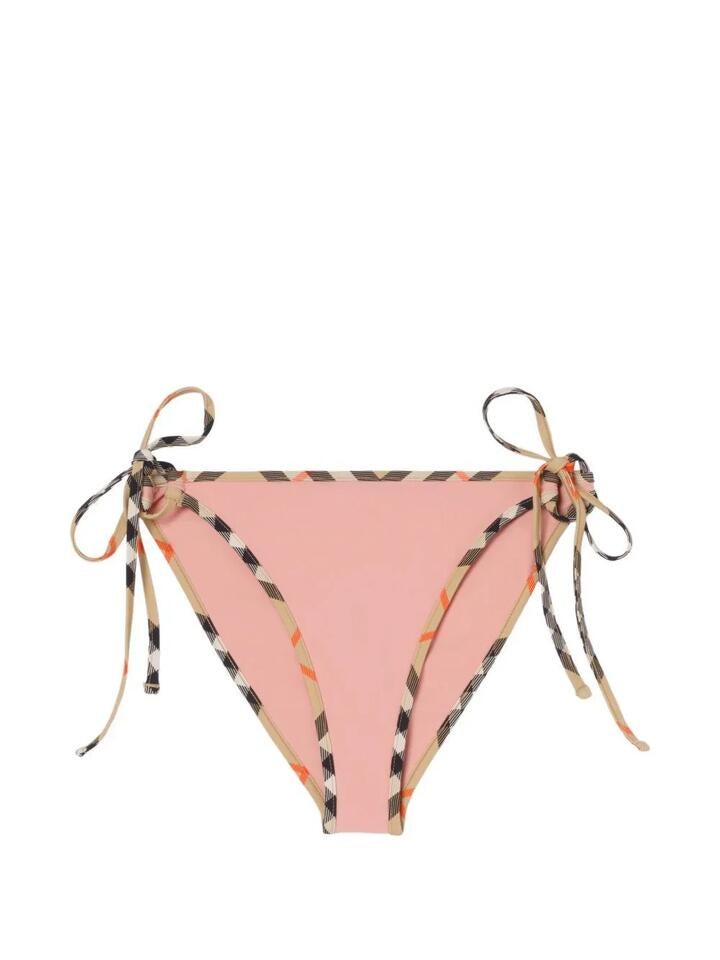 Burberry Checked Bikini Bottoms - Rose, L