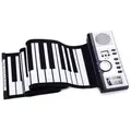 Flexible 61 Keys Soft Portable Electric Digital Roll-up Keyboard Piano