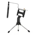 PS - 05 Adjustable Desktop Tripod Studio Condenser Stand for Microphone with Windscreen Filter Cover
