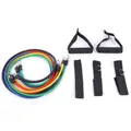 LEAJOY 11pcs / Set Natural Rubber Fitness Resistance Bands Practical Elastic Training Rope