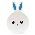 LED Lovely Rabbit Colorful Silicone Portable Night Light