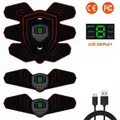 ABS Stimulator Muscle Toner Abdominal Toning Belt Muscle EMS Trainer ABS