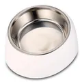 Stainless Steel Pet Bowls with Rubber Base for Dogs Cats