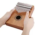 17 Keys Tone Wooden Thumb Piano Portable Finger Musical Instrument