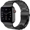 Compatible for Apple Watch Band, Metal Replacement Strap Compatible Apple Watch Series 6/5/4/3/2/1 Smartwatch,apple watch SE ( M SIZE 38mm/40mm ) Black