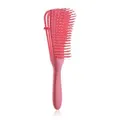 Detangling Brush for Afro America/ African Hair Textured 3a to 4c Kinky Wavy/ Curly/ Coily/ Wet/ Dry/ Oil/ Thick/ Long Hair, Knots Detangler Easy to Clean (Pink)