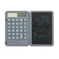 Calculator with 6inch Writing Tablet 12 Digit Display for Students Kids Office(Grey)