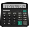 Calculator, Standard Function Desktop Calculator, Black