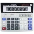 12 Digit Electronic Desktop Calculator, Keyboard Keys Large Display, Solar Battery Dual Power Basic Office Calculator