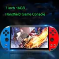 7 inch 16GB Double Joystick Handheld Game Console Build in 2000 Games Video Game Console Support Arcade/neogeo/CPS/FC/SFC/GB/GBC/GBA/SMC/SMD/SEGA Games MP4 Player