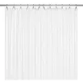 PEVA Bathroom Shower Curtain Liner,8G Heavy Duty Waterproof Shower Curtain Liner, Frosted (180x180cm)