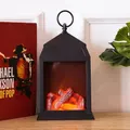 Flame Effect Light Creative Home Vintage Decoration Halloween Christmas gifts LED light Flame Lamps Fireplace lantern