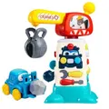 Children puzzle crane toy crane model male and girl function simulation engineering automobile brain toys