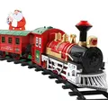 Classic Christmas Holiday Train Set with Lights and Sounds Christmas Train Toy Christmas Decoration Gift