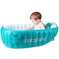 Inflatable Baby Bath Tub Portable Foldable Travel Mini Swimming Pool Helps Infants to Toddler Tub