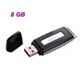 G3 Rechargeable USB Flash Drive / Voice Recorder - Black (8GB)