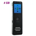 K5 Professional High-definition Digital Voice Recorder Dictaphone with LED Screen and Mp3 Player Function - Black (4GB)