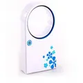 Fashion Style Lovely Mini USB Bladeless Fan for Students and Children Blue