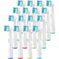 16Packs Oral B Braun Compatible Replacement Brush Heads