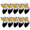 10PCS Golf Iron Covers Set Club Head Covers Wedge Iron Protective Headcover fits for Oversized Standard Size Golf Irons