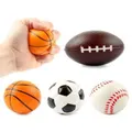 4 Balls for Kids - Foam Sports Ball,includes 1 Soccer Ball, 1 Basketball, 1 Baseball, 1 Football