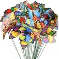 50PCS 7CM Butterfly Stakes and Garden Ornaments Garden Decorations for Indoor,Outdoor Yard,