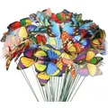 50PCS 7CM Butterfly Stakes and Garden Ornaments Garden Decorations for Indoor,Outdoor Yard,