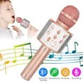 Bluetooth Karaoke Microphone Wireless Microphone Col.Rose Gold