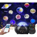 2021 Upgraded 3in1 LED Starry Planet Projector Ocean Wave Nebula Bluetooth Music Speaker Star Night Lights
