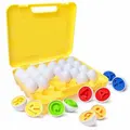 26 ABC Matching Eggs Preschool Educational Learning Montessori Toy, Easter Eggs Set