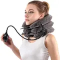Cervical Neck Traction Device for Instant Neck Pain Relief - Inflatable & Adjustable Neck Stretcher Neck Support Brace, Best Neck Traction Pillow